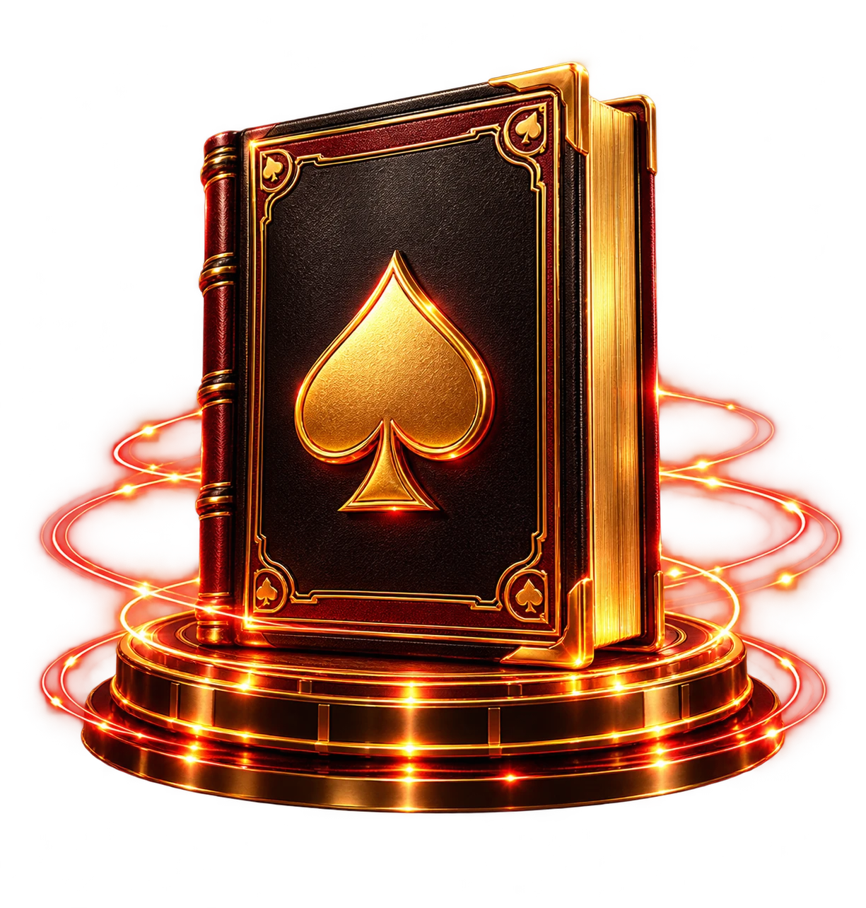 Sách luật Game Bài trên bục trưng bày